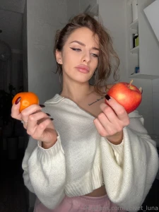 Sweet or juicy or maybe all at once a tantalizing tangerine in one