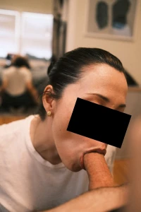 Had some friends over so i couldn t have him leave any evidence on my