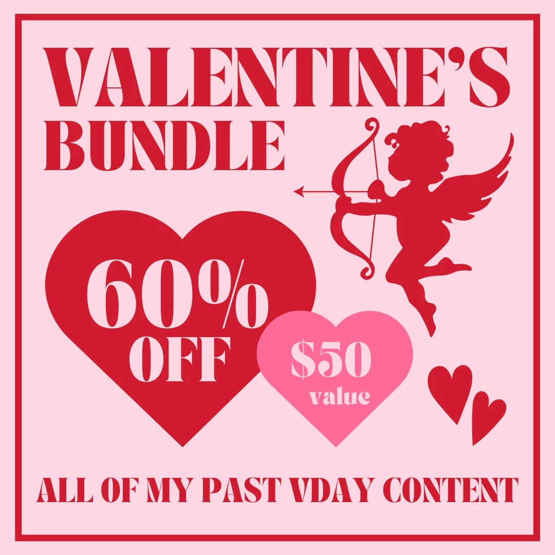 cutedoclilafree1 - Valentine s day bundle all of my past vday content includes 2 full 