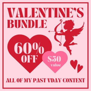 Valentine s day bundle all of my past vday content includes 2 full