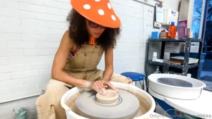 Getting my hands dirty and my creativity flowing - first time at the