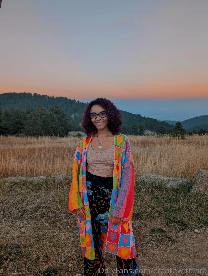 Enjoying an awe-inspiring colorado sunset up in the mountains can you 