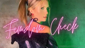 Femdom reality check bc why tf not you should always have a reminder