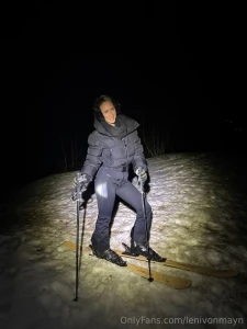 Spontaneous ski trip to austria say less first night ski touring under