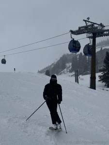 Spontaneous ski trip to austria say less first night ski touring under part 3