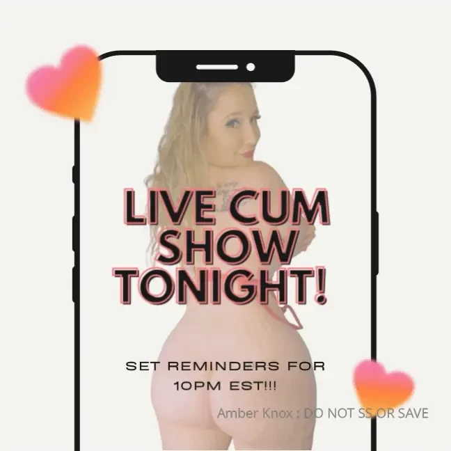 Join me tonight at 10pm est 