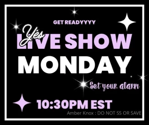 Live show tonight at 10 30pm est part 2