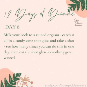 12 days of domme-mas day 8