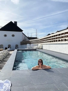 Some pictures and a little video of our outdoor pool area from my part 1