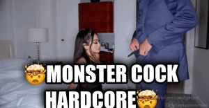 Monster cock hardcore omg his cock is bigger than my arm barely fit my