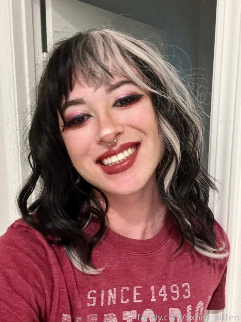 Felt cute today how do you like my makeup lt 3 also - filmed a new 