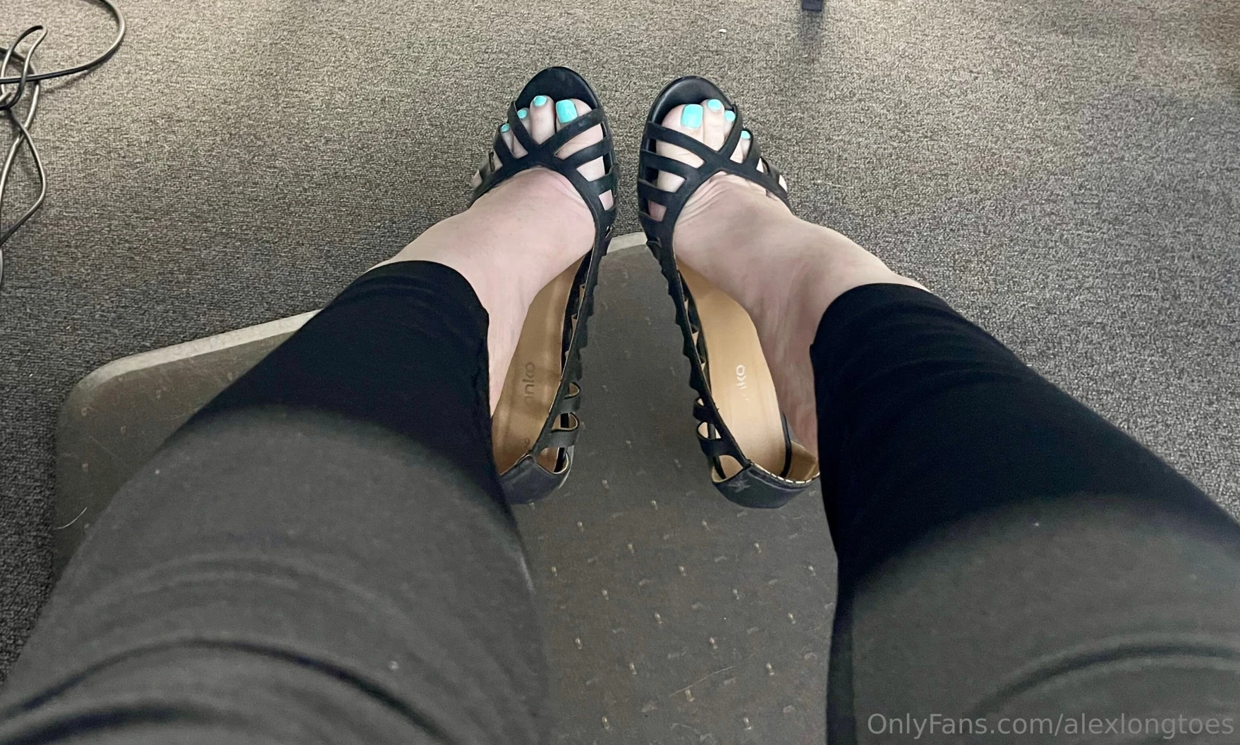 A peek under my desk at work 