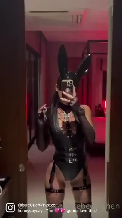 Dominatrix bunny can t wait to see the final results for this video 