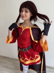 Yes guys i did what you were waiting for hot megumin cosplay from the part 1