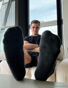 Leak it all away for daddy s big feet amp big biceps