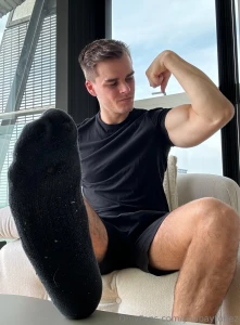 Leak it all away for daddy s big feet amp big biceps part 1