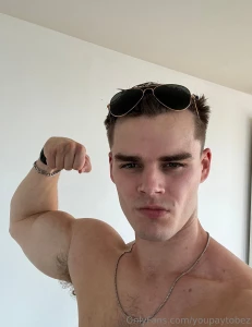 Time to top up the tan before heading to the gym