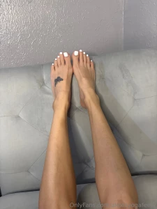 Legs and white toes