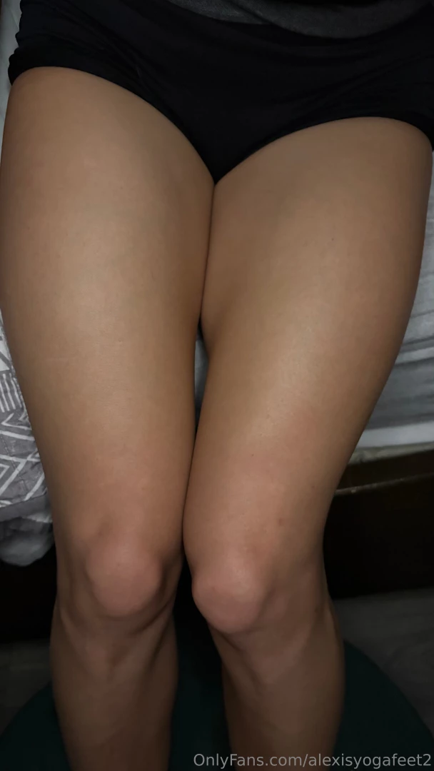 Legs thighs and toes 