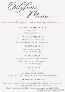 Check out what i have to offer and i m open to suggestions