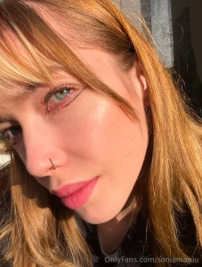 I was getting ready for a walk this morning just a bit of makeup