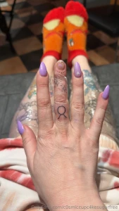 The weekend was busy and then i got sick i ve got new tattoos to show