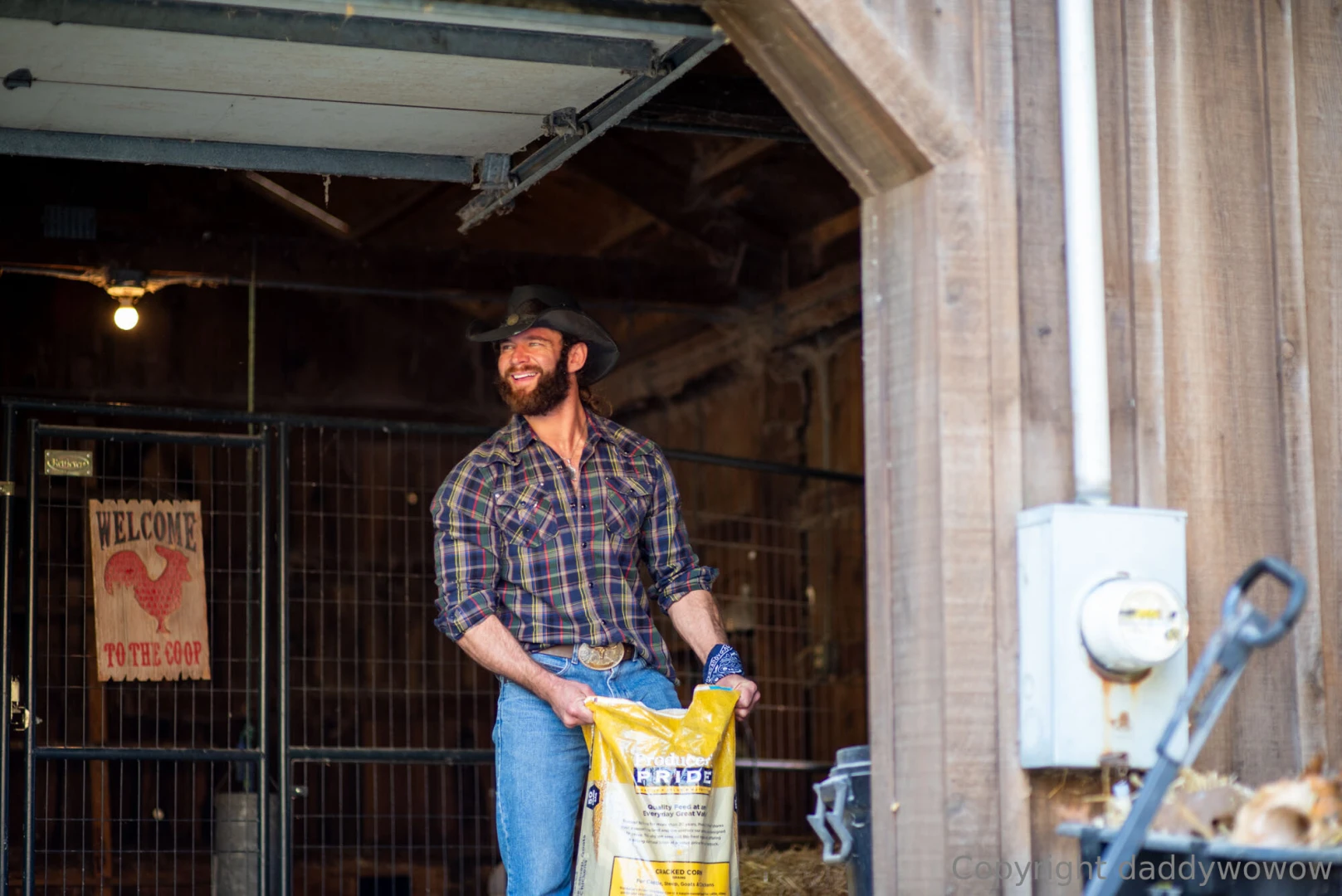 One of my duties on the ranch includes feeding the chickens and they part 1 