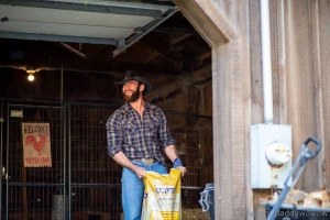 One of my duties on the ranch includes feeding the chickens and they part 1