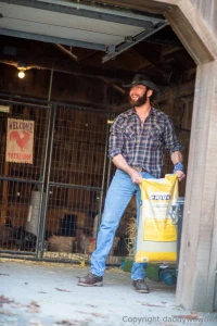 One of my duties on the ranch includes feeding the chickens and they part 4