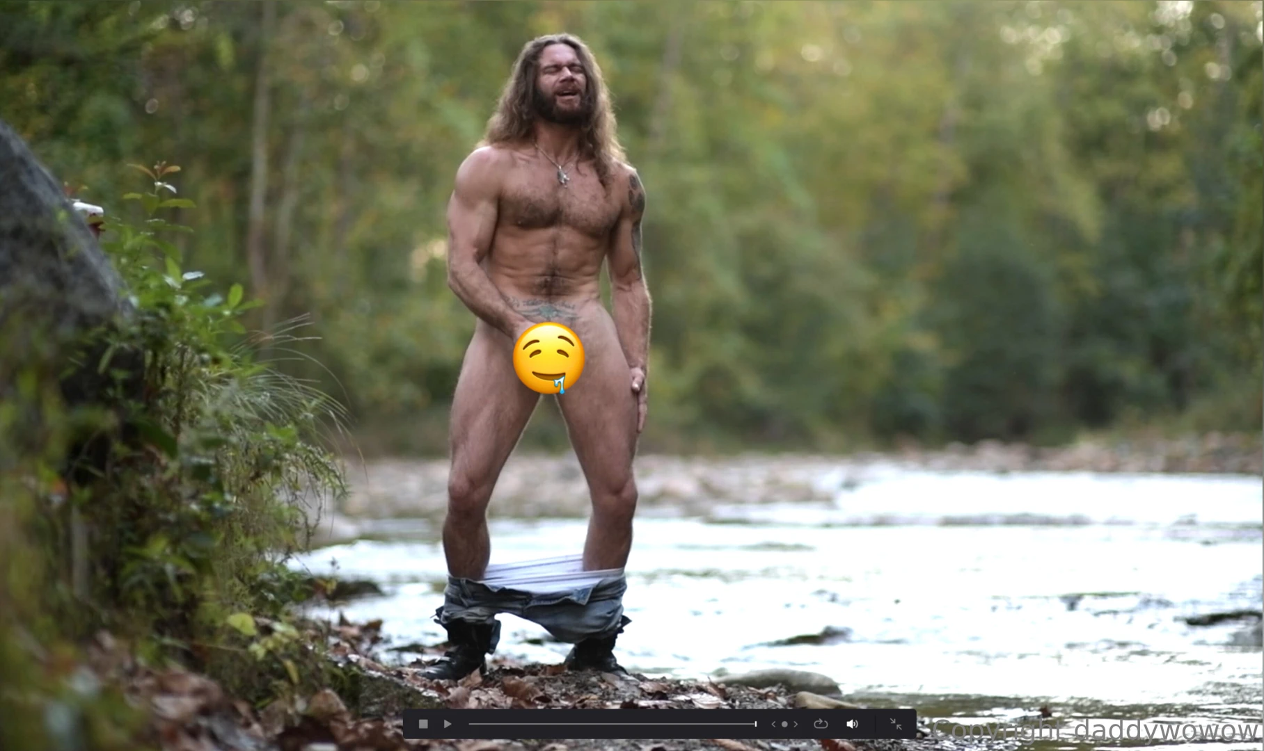 I just needed to blow off some pressure in this manly riverside 