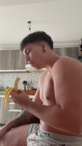 I got hungry so i found a banana but it made my stomach hurt and gave