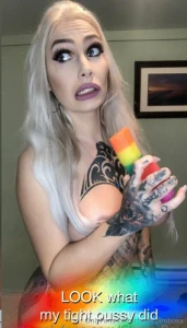 Oops i may have been too rough with my dildo hehehe i can t help it i