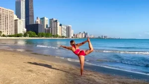 Finding balance by the serene lake michigan what s your favorite way