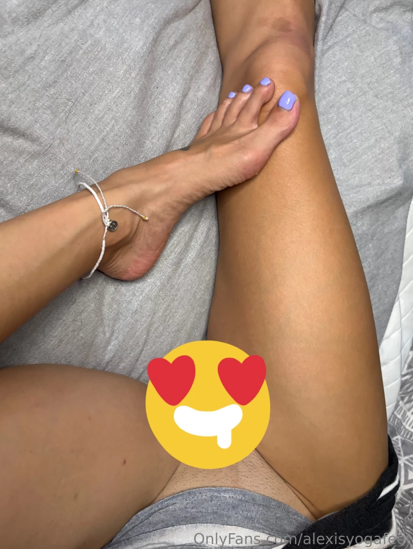Showing of my before bed more pics only available at alexisyogafeet2 