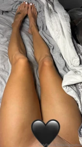 Showing off my new white pedi in my favorite way subscribe for