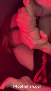 I love sucking my own feet would you like to help me