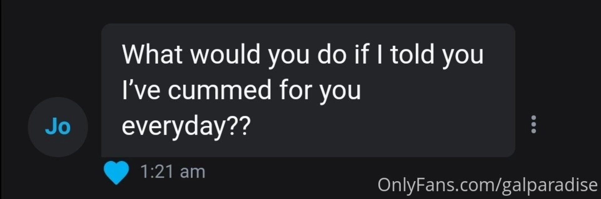This is exactly how i love to chat in my vip page join now here 