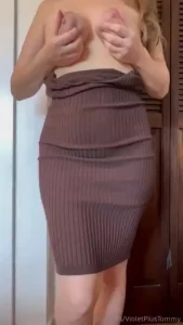 I was teasing tom in my dress all day you guys excited for the new sex