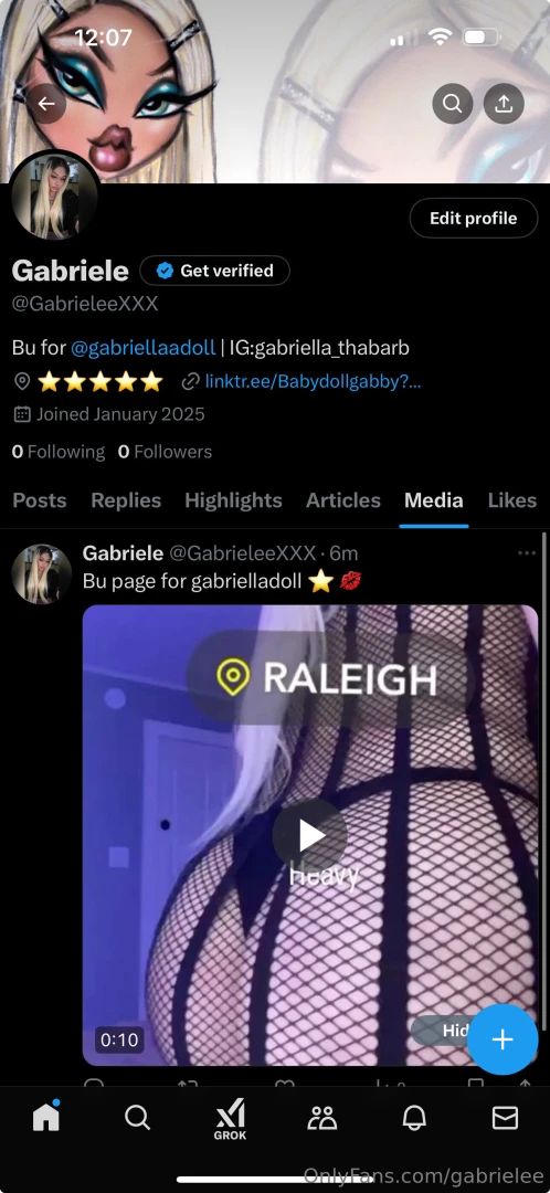 Go follow my new x account gabrieleexxx 