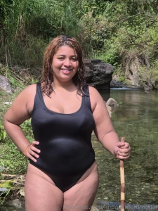 Just a chubby hottie spending her weekend in nature