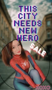 Save the world with spider-woman the world needs heroes and today you