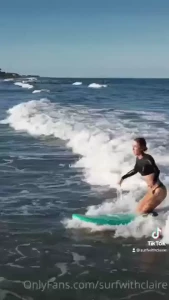 Check out my surfing clips from the weekend super small waves but