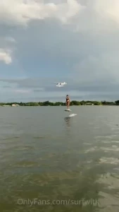 Action packed weekend with wakesurfing and e foiling check out this