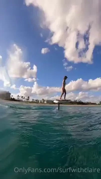 Had such a fun time yesterday on my electric hydrofoil board you can 