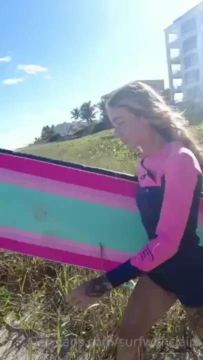 Heading out for a surf today with my favorite soft top longboard 