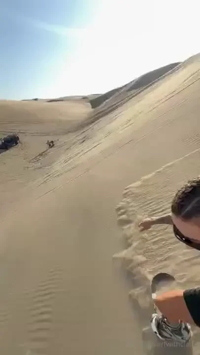 Have you ever tried sandboarding here s another sand board clip from 