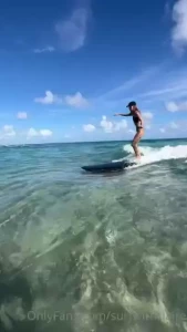 Here s a fun clip of me trying a new trick surfing i m doing a 360