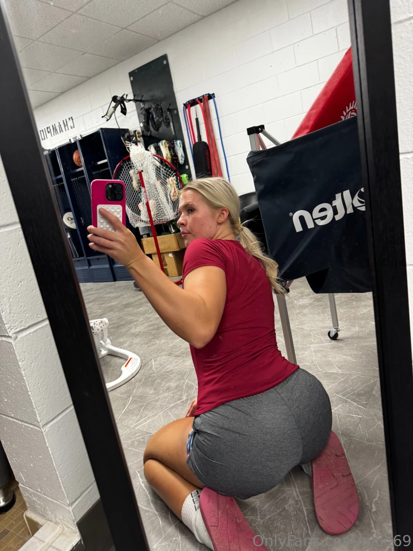 Before basketball practice 