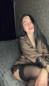 Just imagine you walk into the bedroom and see me like this no words