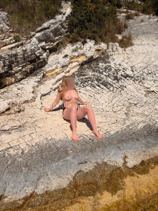 We visited our favorite rocky beach again at first i had my see part 7